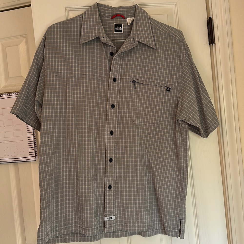 North Face Short Sleeve Button Down